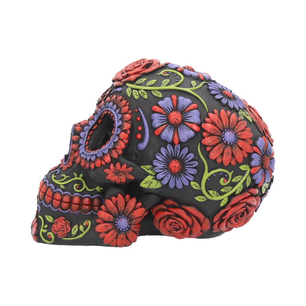 Sugar Blooms Skull Ornament 18cm: 4 - Figurines Medium (15-29cm) By NN Designs
