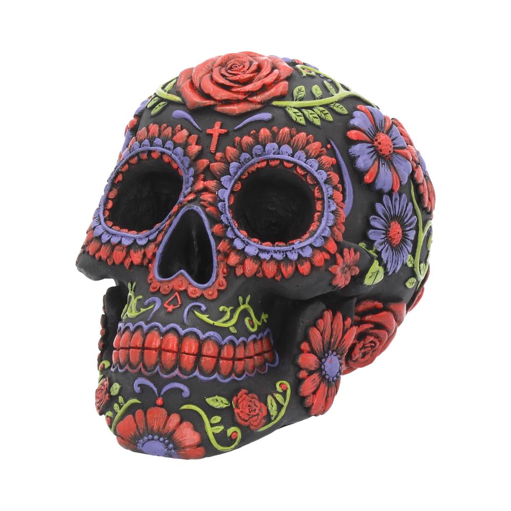 Sugar Blooms Skull Ornament 18cm: 3 - Figurines Medium (15-29cm) By NN Designs