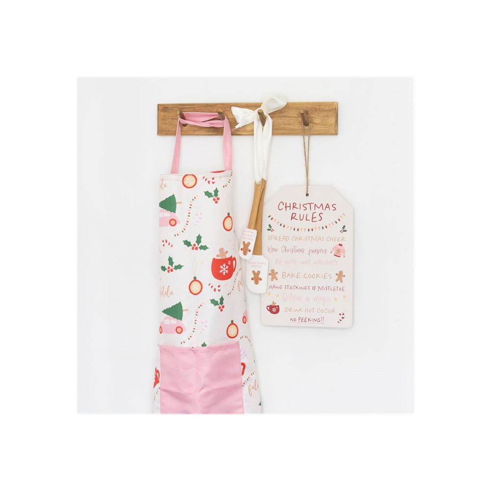 Sugarplum Fun Christmas Print Apron: 4 - Aprons By Gift Moments