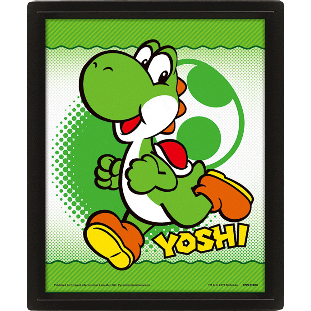 Super Mario Framed 3D Picture - Shop Framed Prints At Gift Moments - 3