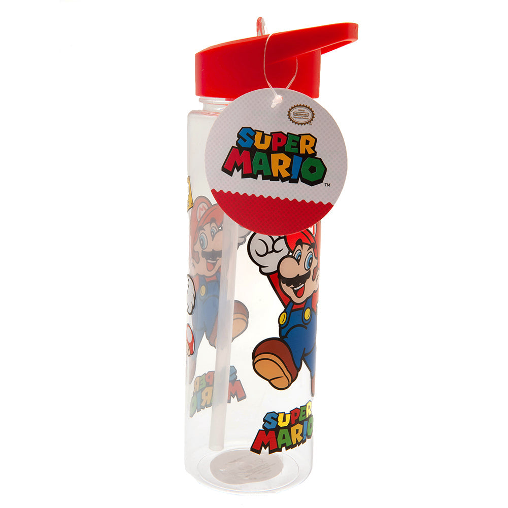 Super Mario Plastic Drinks Bottle: 3 - Water Bottles By Super Mario