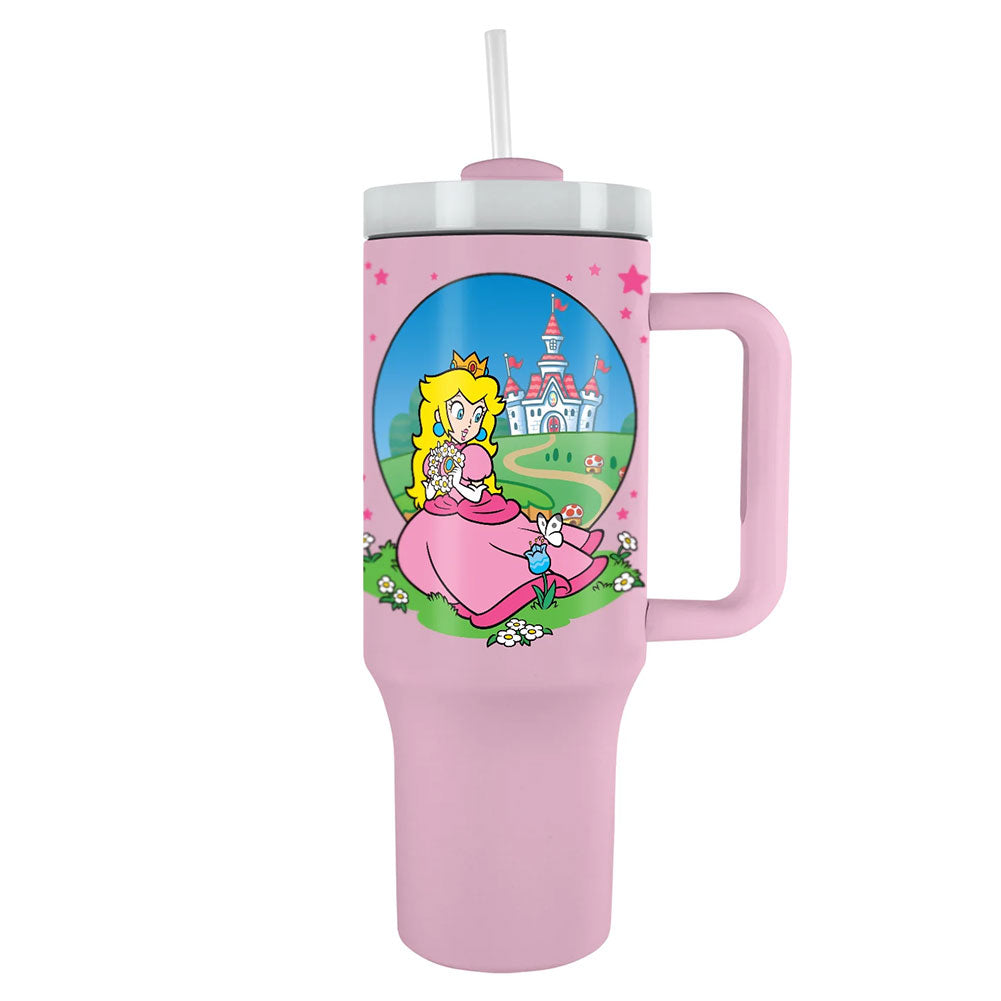 Super Mario Princess Peach 40oz Tumbler - Shop Water Bottles At Gift Moments - 2
