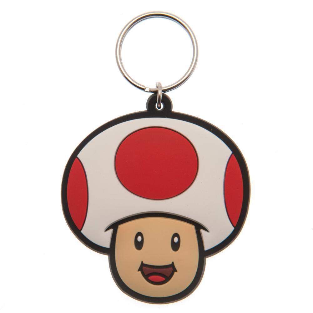 Super Mario Toad PVC Keyring - Shop Keyrings At Gift Moments - 1