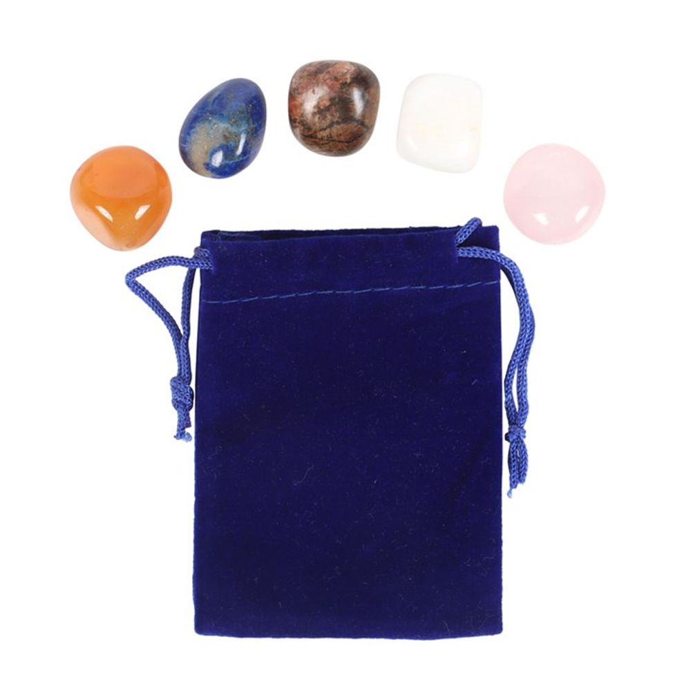Taurus Crystal Tumblestone Set: 5 - By Gift Moments