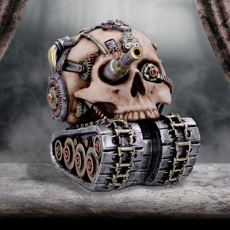 Techno Tank Steampunk Skull 16cm: 1 - Figures & Collectables By Gift Moments