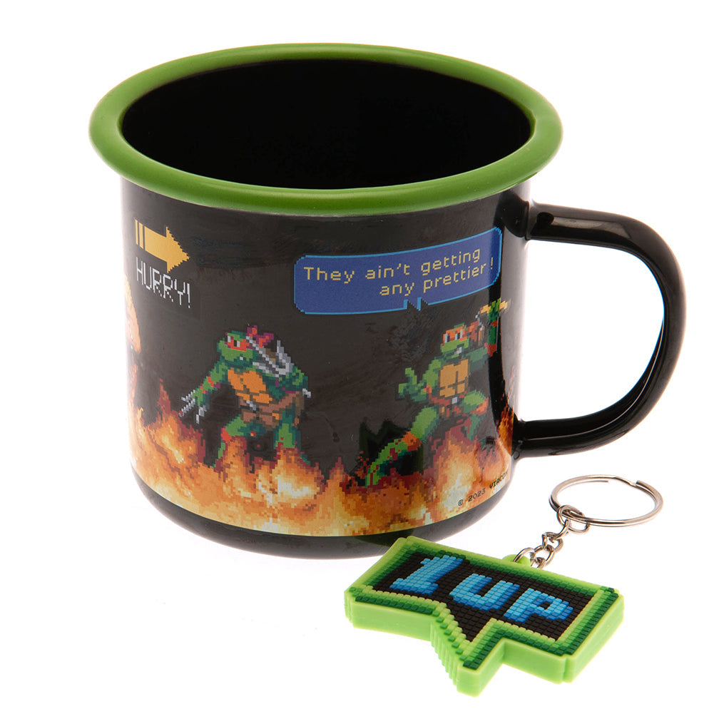 Teenage Mutant Ninja Turtle Enamel Mug & Keyring Set: 1 Mugs By Teenage Mutant Ninja Turtles