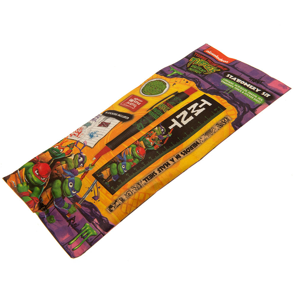 Teenage Mutant Ninja Turtles 6pc Stationery Set: 2 - Pencil Cases & Sets By Teenage Mutant Ninja Turtles