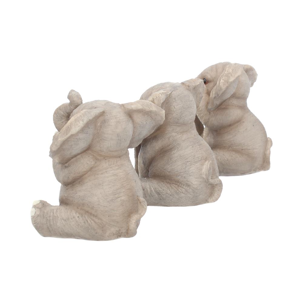 Three Baby Elephants Figurine Elephant Ornaments: 4 - Figures & Collectables By NN Designs