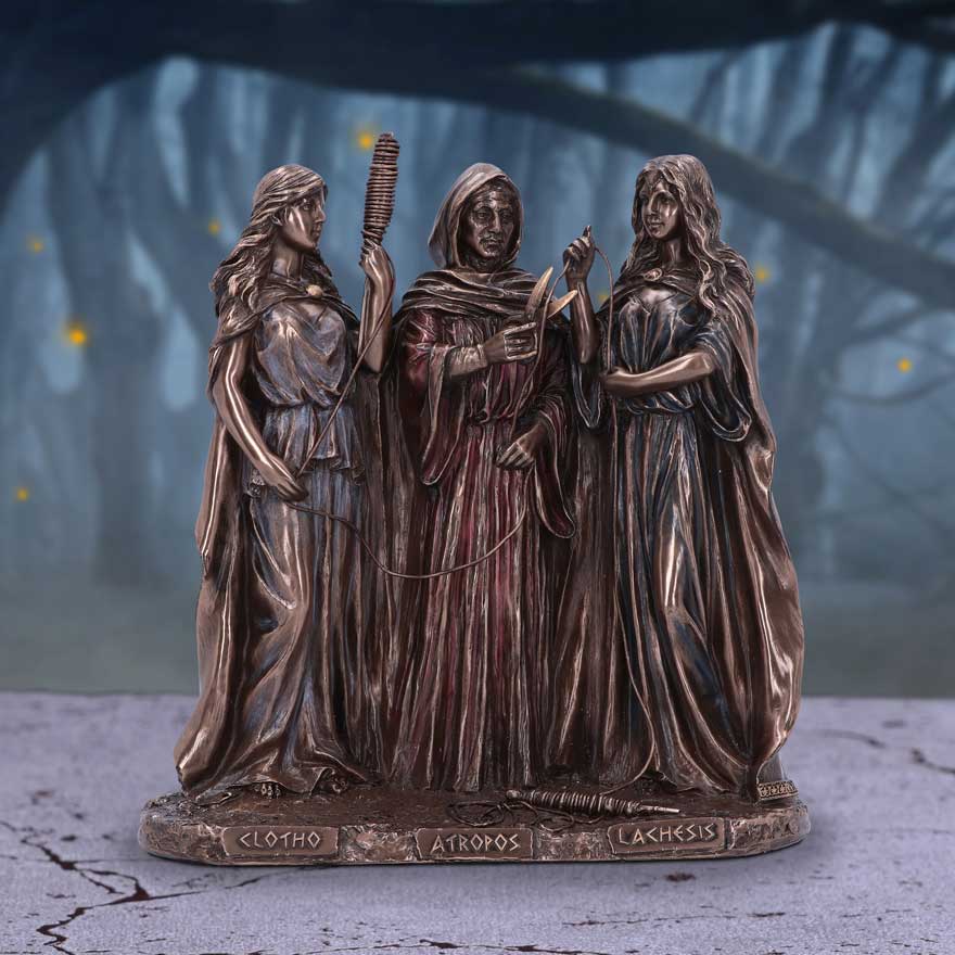 The Three Fates of Destiny Bronze Ornament 19cm: 1 - Figures & Collectables By Gift Moments