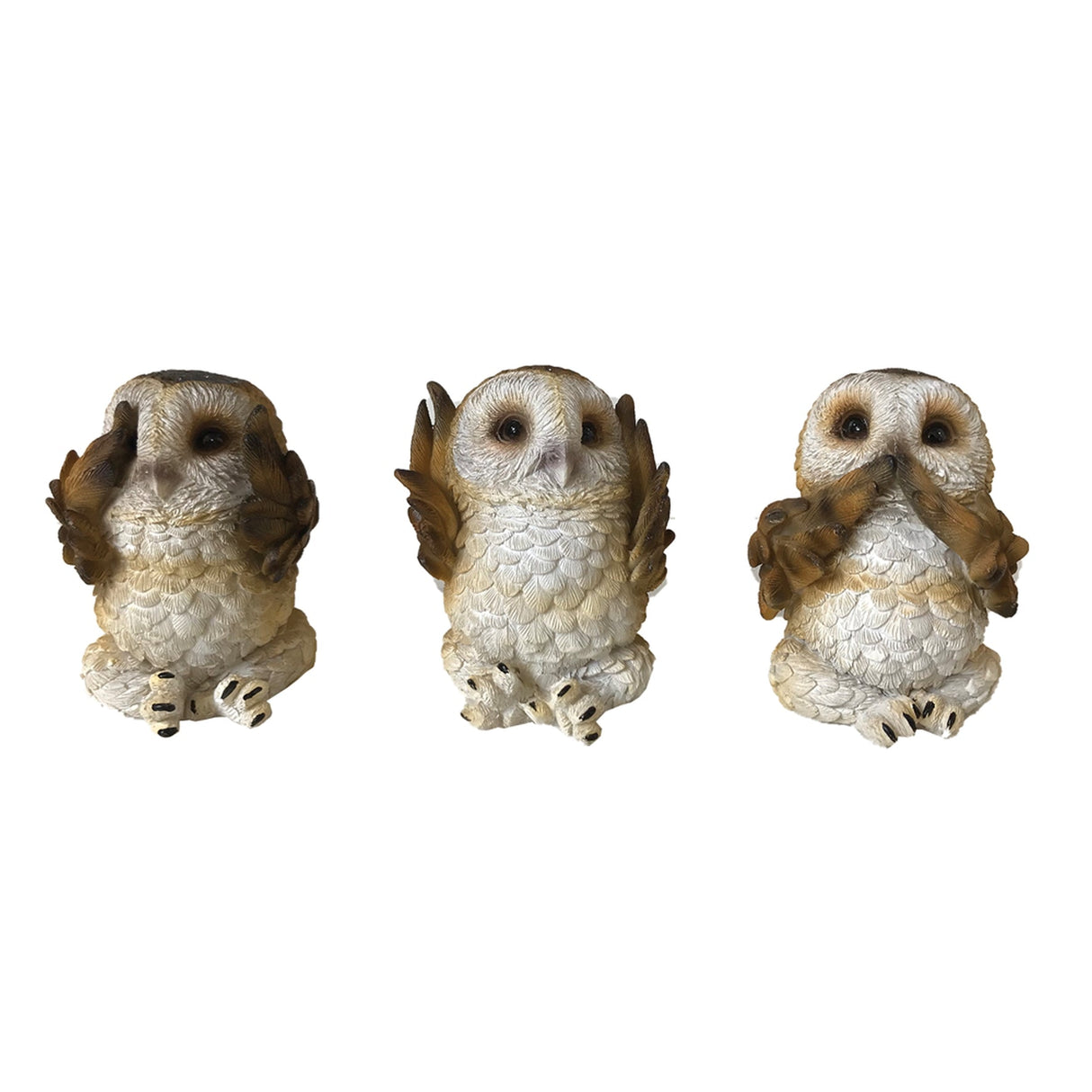 Three Wise Brown Owls 7.5cm: 2 - Figures & Collectables By Gift Moments