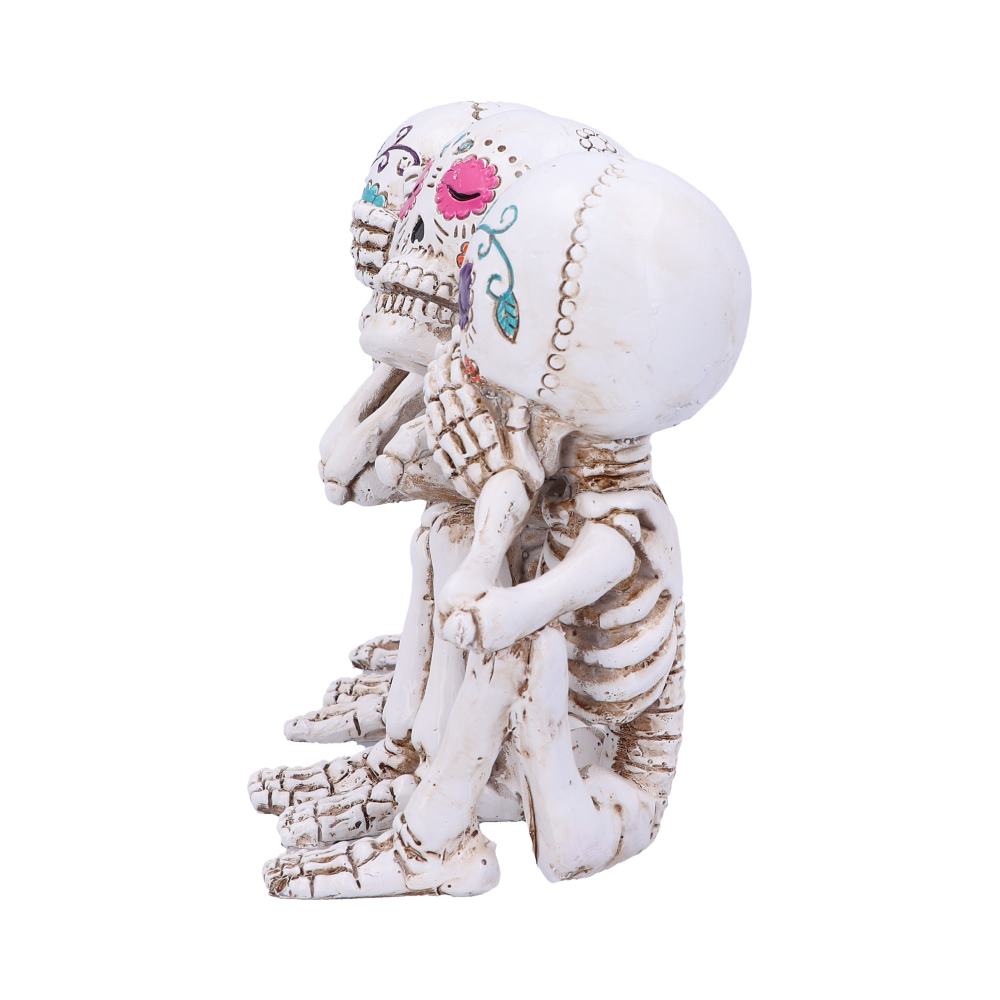 Three Wise Calaveras Skeleton Figurine 20.3cm: 3 - Figures & Collectables By Gift Moments