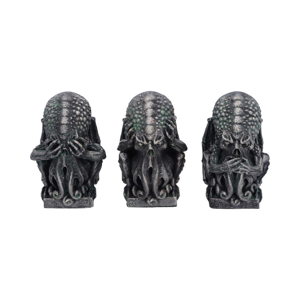 Three Wise Cthulhu Figurines 7.6cm: 2 - Figures & Collectables By Gift Moments