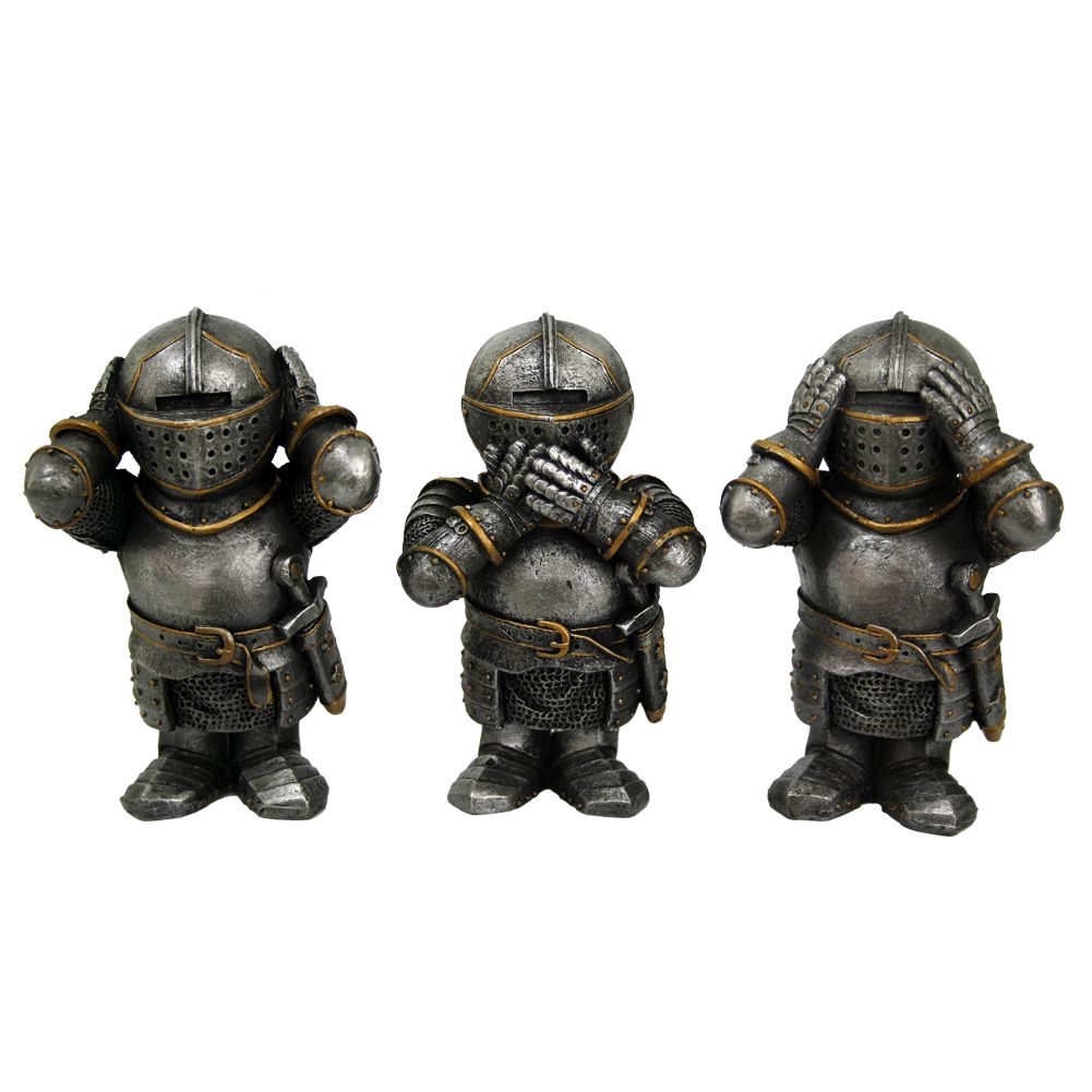 Three Wise Knights Figurine Knight Ornaments: 2 - Figures & Collectables By Gift Moments