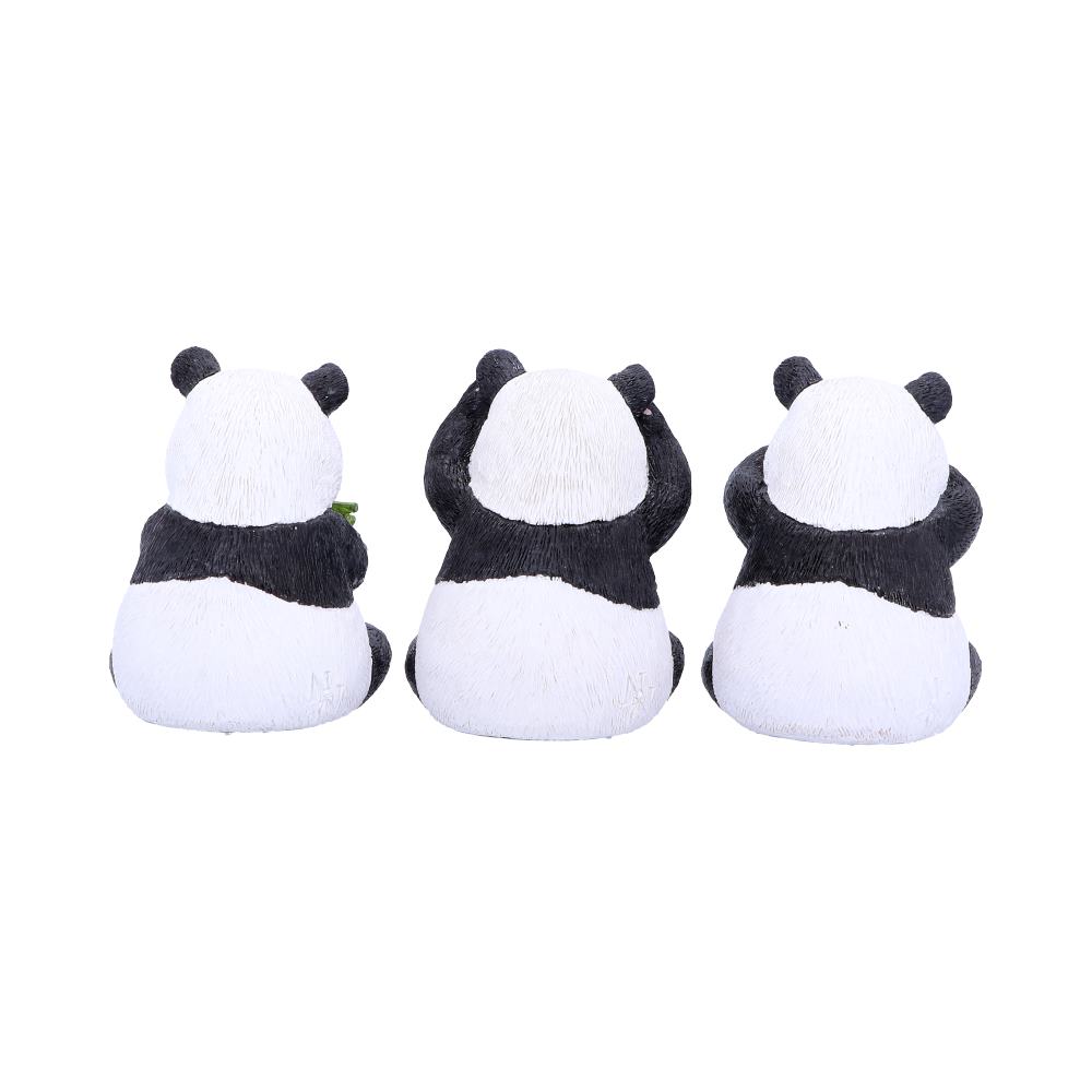 Three Wise Pandas Bear Ornaments: 5 - Figures & Collectables By NN Designs