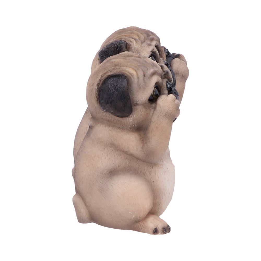 Three Wise Pugs Dog Ornaments: 5 - Figures & Collectables By NN Designs
