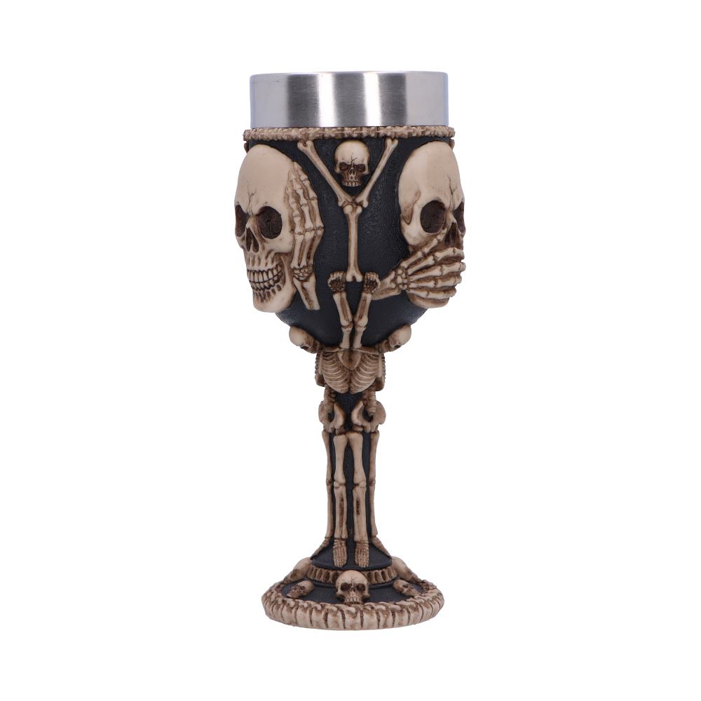 Three Wise Skeletons Goblet 20cm: 4 - Goblets & Chalices By Gift Moments