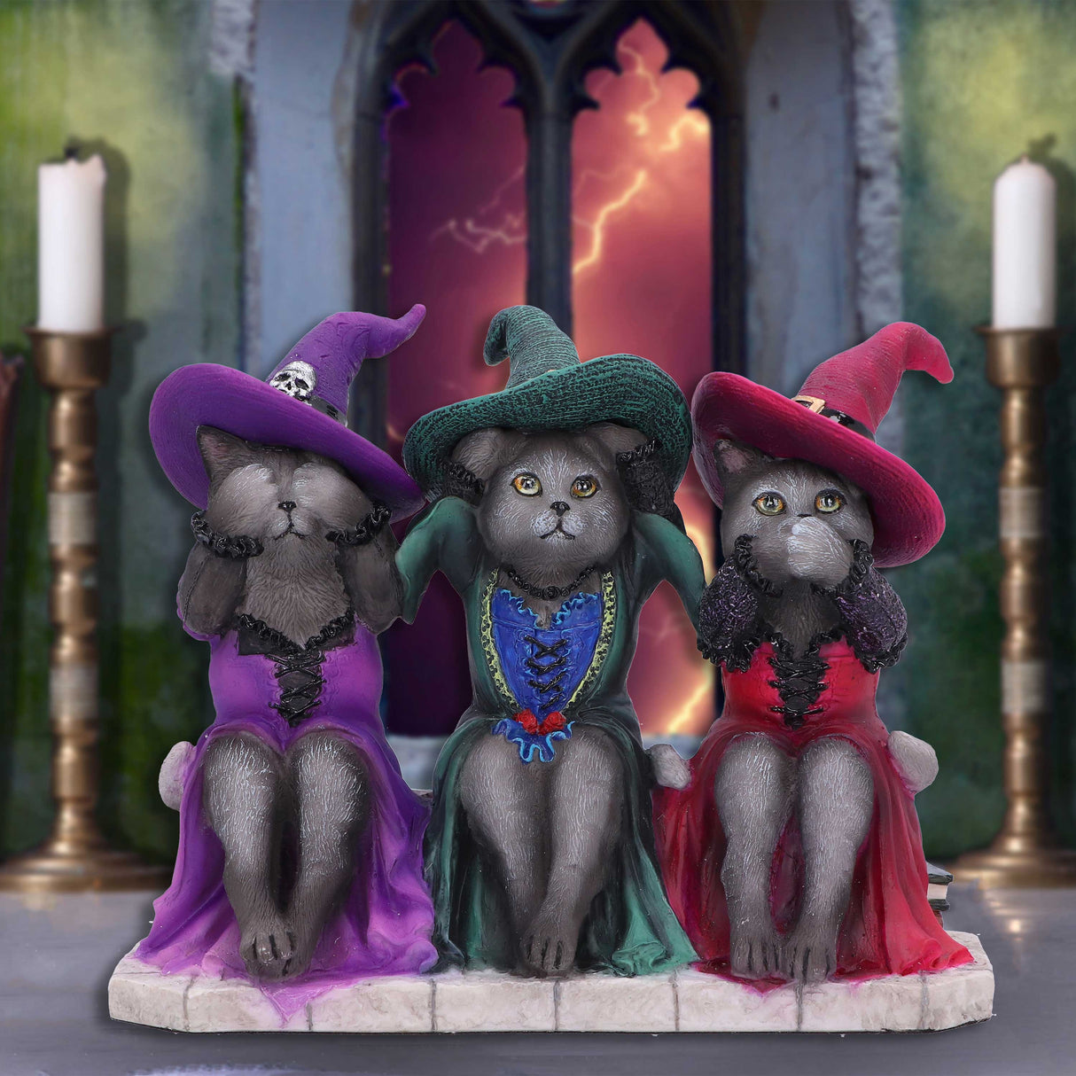 Three Wise Witchy Kittys Ornament: 1 - Figures & Collectables By Gift Moments