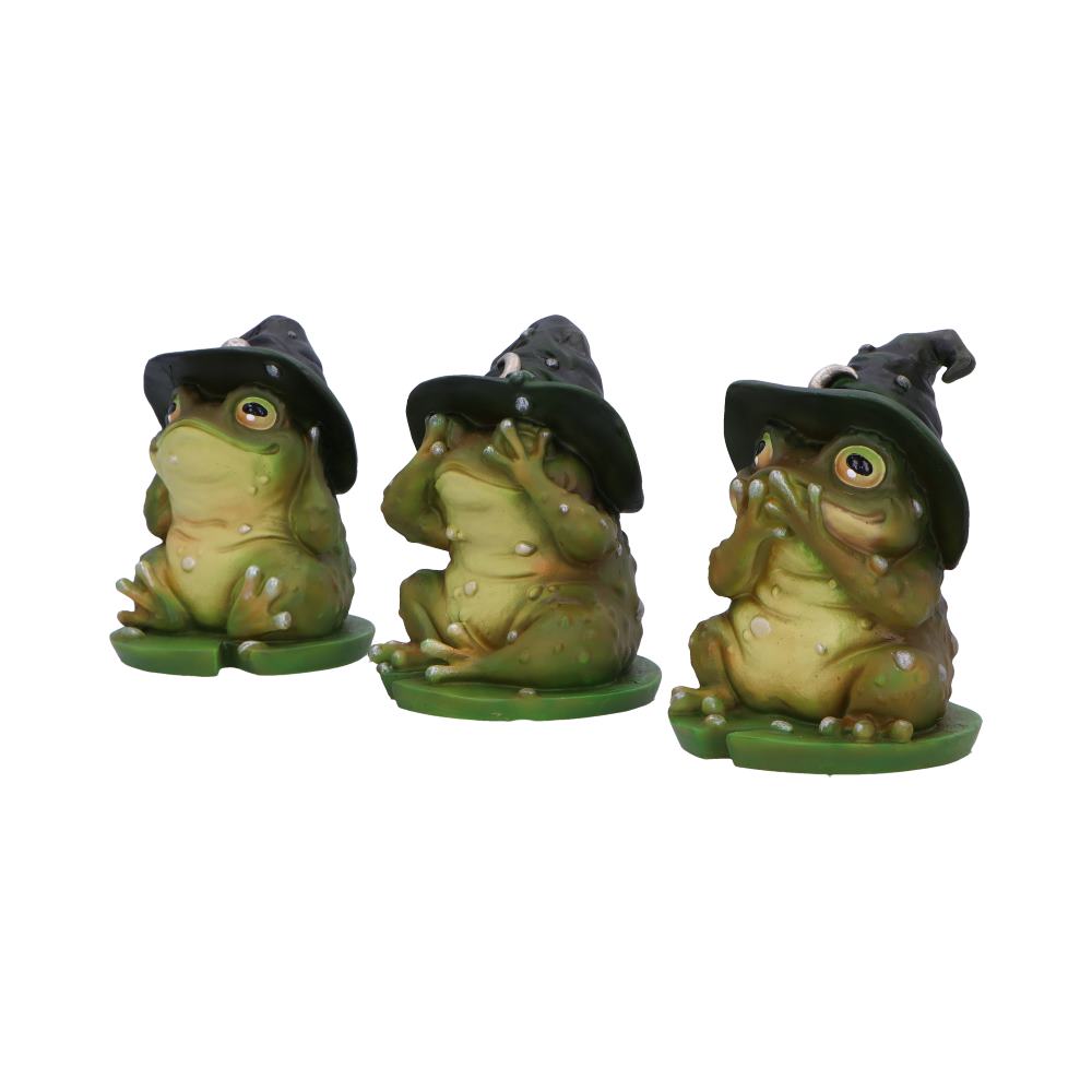 Three Wise Wizard Toad Figurines: 3 - Figures & Collectables By NN Designs