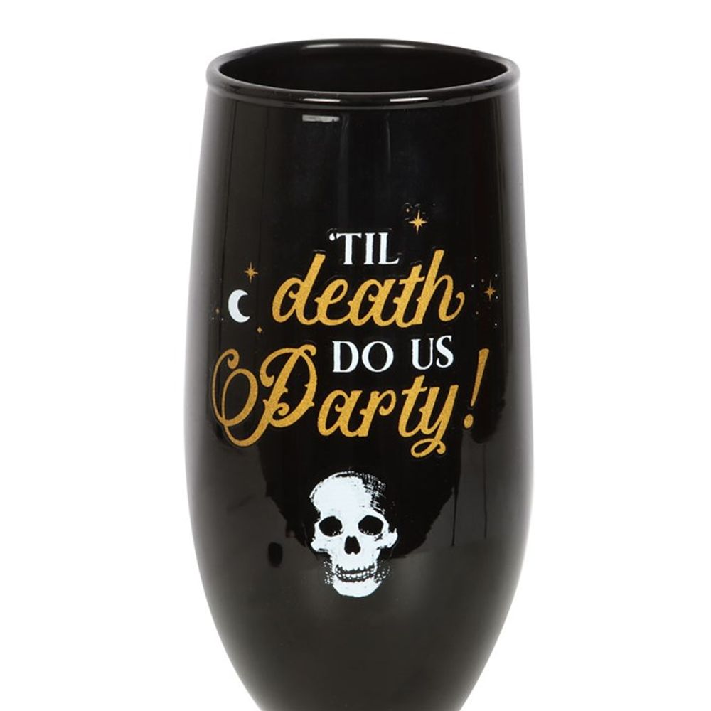 Til Death Do Us Party Champagne Flute Set: 4 - Champagne Flutes By Gift Moments