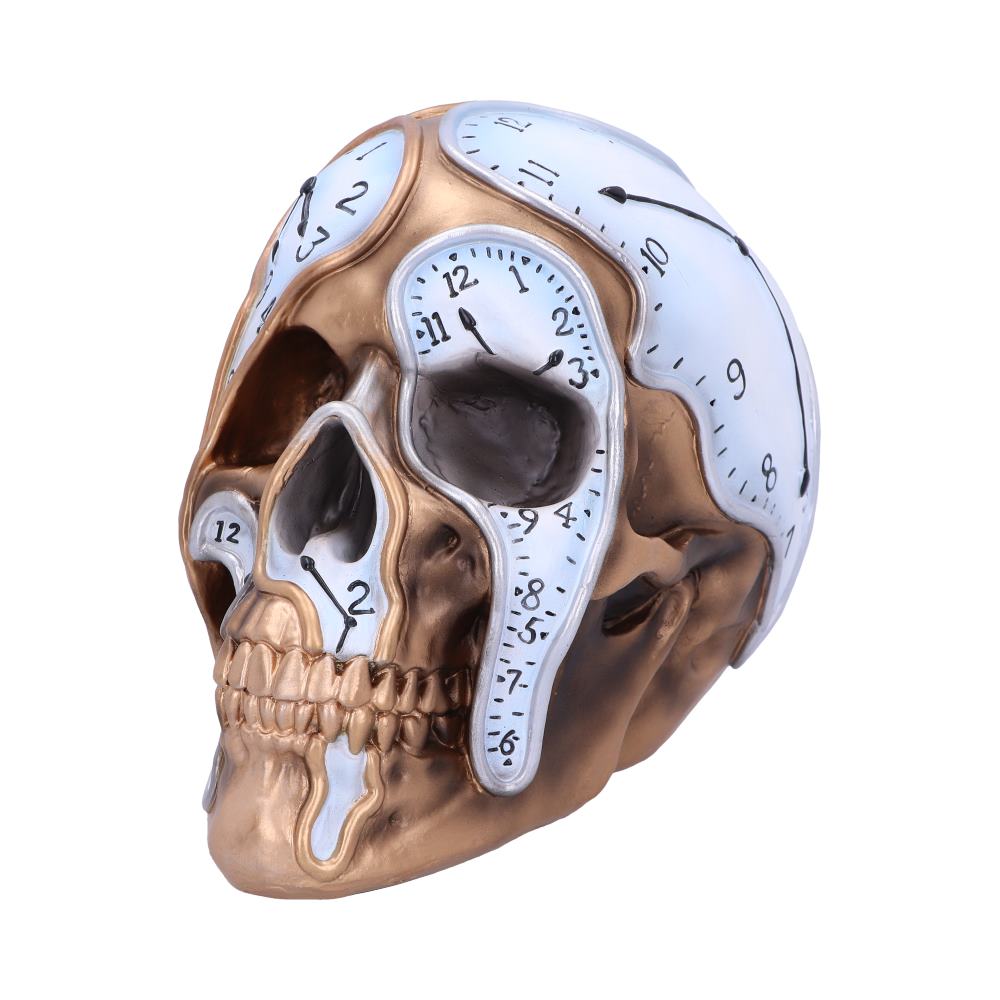 Time Goes By Clock Skull 17.5cm: 4 - Figures & Collectables By NN Designs