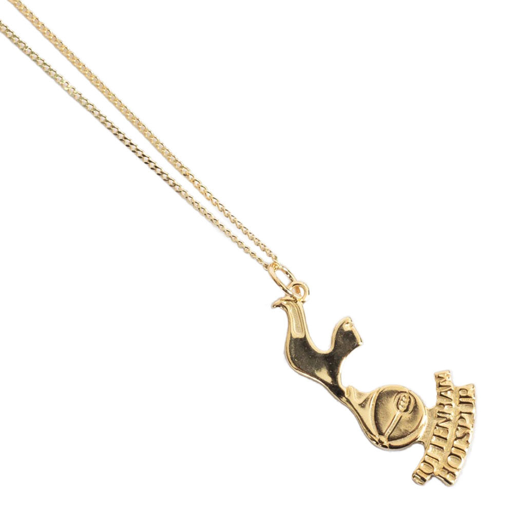 Tottenham Hotspur FC 18ct Gold Plated on Silver Pendant & Chain - Shop Necklaces At Gift Moments - 1