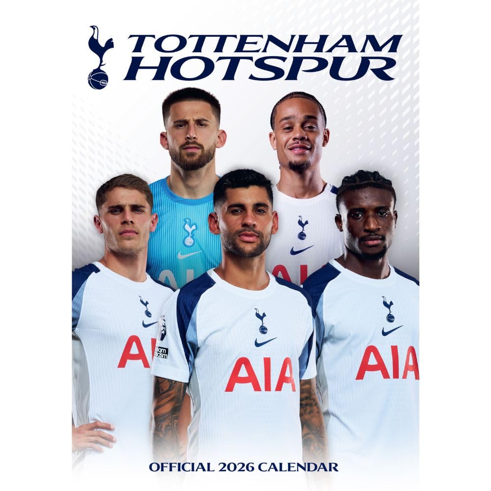Tottenham Hotspur FC A3 Calendar 2026: 1 - Calendars By Tottenham Hotspur