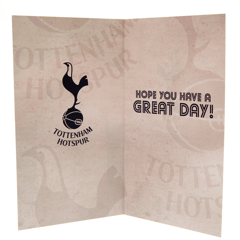 Tottenham Hotspur FC Retro Shirt Birthday Card: 3 - Greeting Cards By Tottenham Hotspur