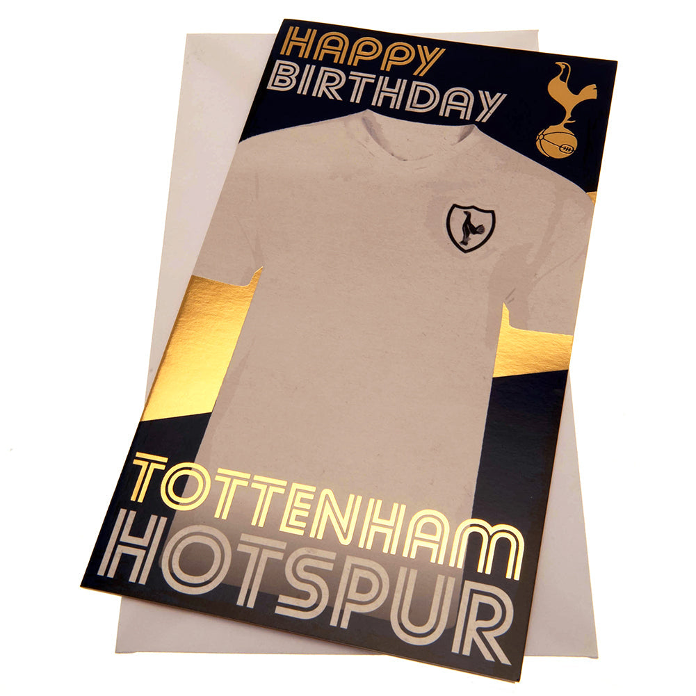 Tottenham Hotspur FC Retro Shirt Birthday Card: 1 - Greeting Cards By Tottenham Hotspur