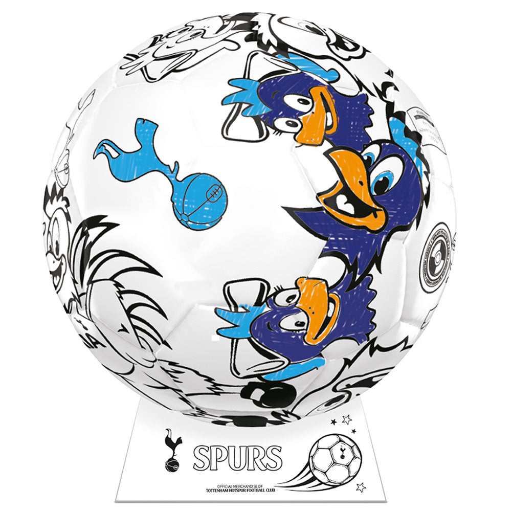 Tottenham Hotspur FC ’Colour In’ Mini Football Set - Shop Balls At Gift Moments - 2