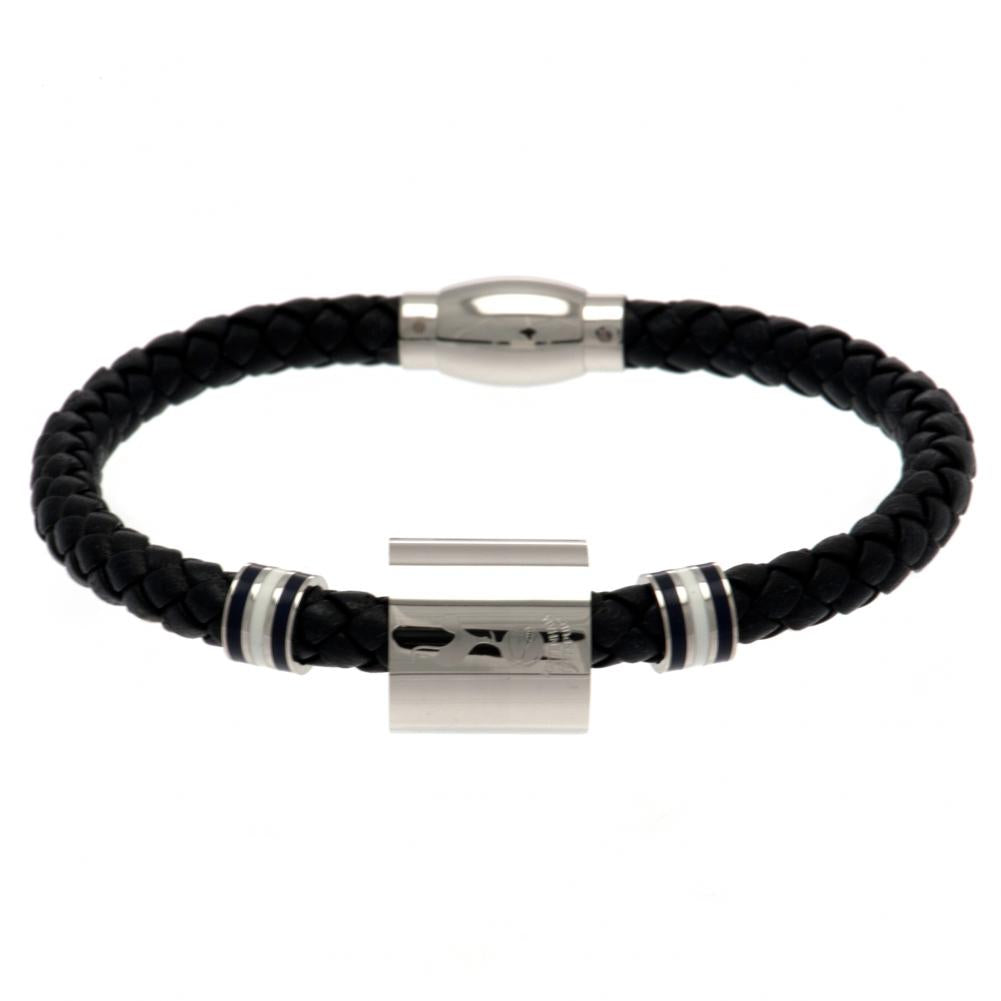 Tottenham Hotspur FC Colour Ring Leather Bracelet: 2 - Jewellery By Tottenham Hotspur