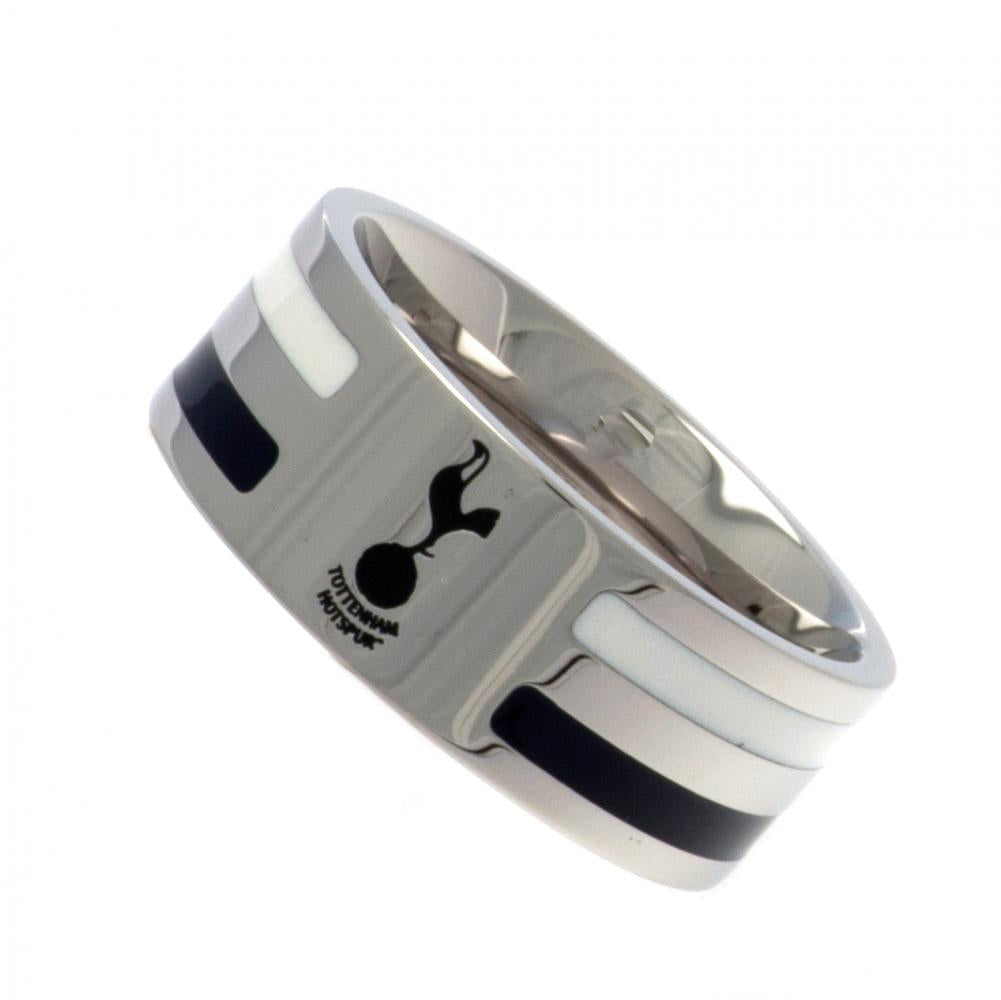 Tottenham Hotspur FC Colour Stripe Ring Small: 2 - Jewellery By Tottenham Hotspur