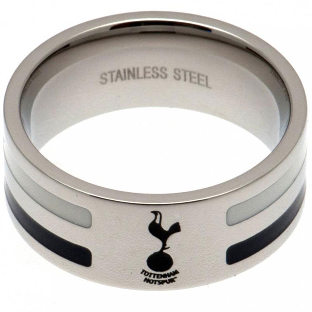 Tottenham Hotspur FC Colour Stripe Ring Small: 1 - Jewellery By Tottenham Hotspur