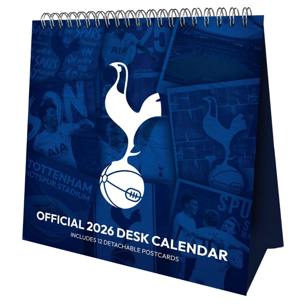 Tottenham Hotspur FC Desktop Calendar 2026: 1 - Calendars By Tottenham Hotspur