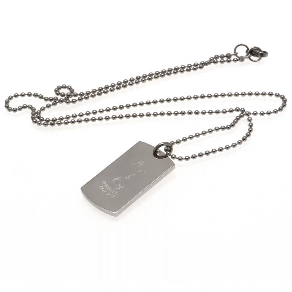 Tottenham Hotspur FC Engraved Dog Tag & Chain: 3 - Jewellery By Tottenham Hotspur
