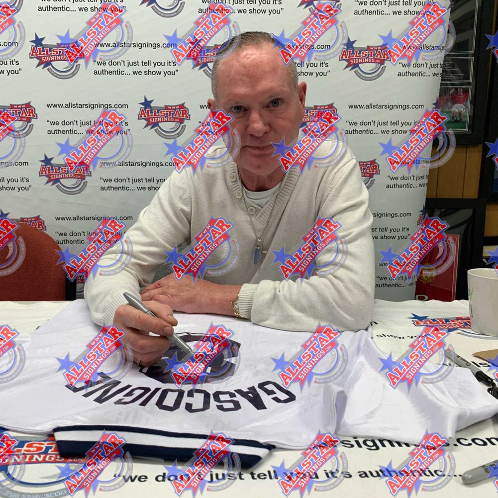 Tottenham Hotspur FC Gascoigne Signed Shirt: 2 - Signed Memorabilia By Tottenham Hotspur