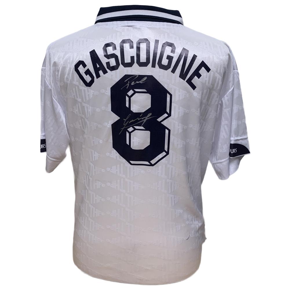Tottenham Hotspur FC Gascoigne Signed Shirt: 1 - Signed Memorabilia By Tottenham Hotspur