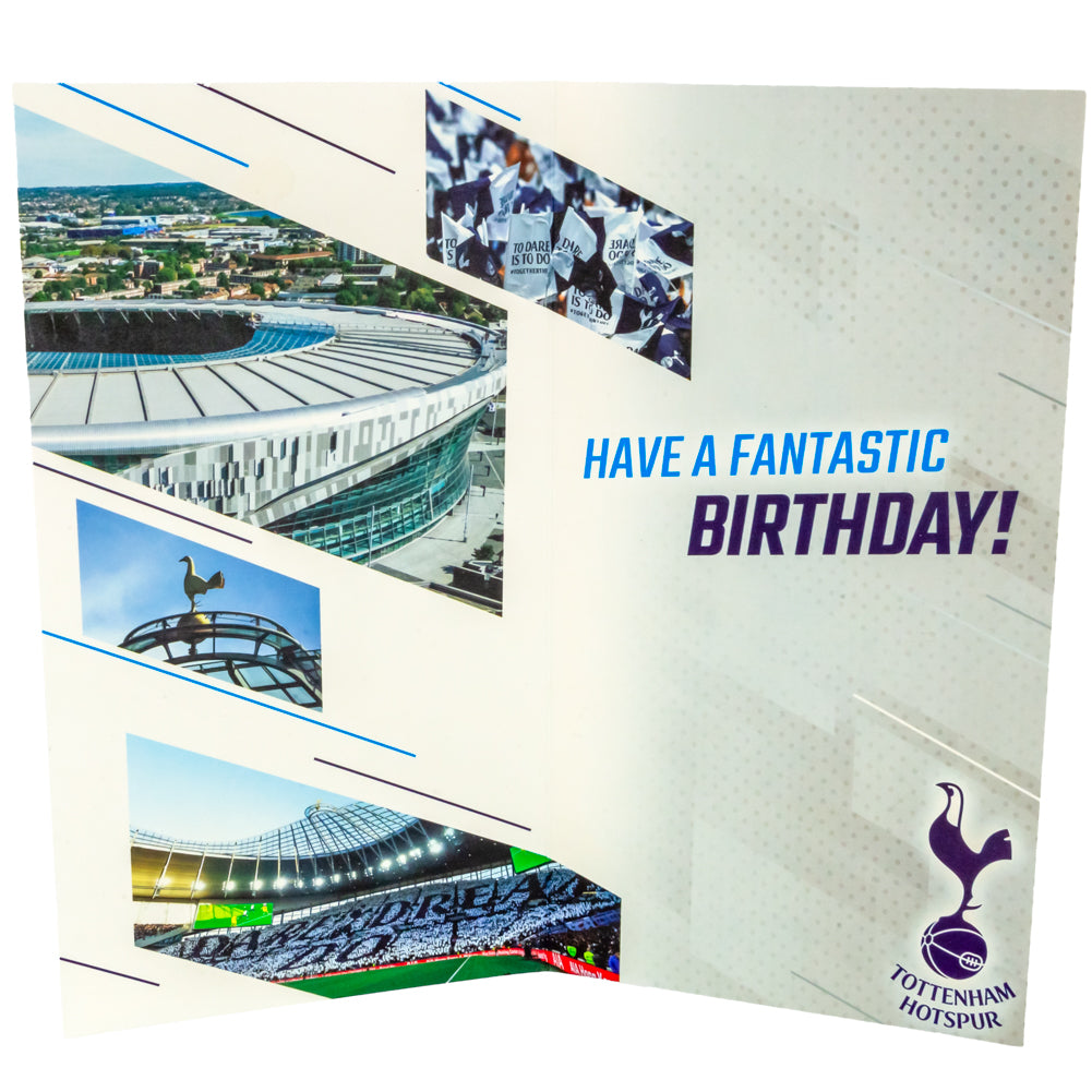 Tottenham Hotspur FC Personalised Birthday Card: 3 - Greeting Cards By Tottenham Hotspur