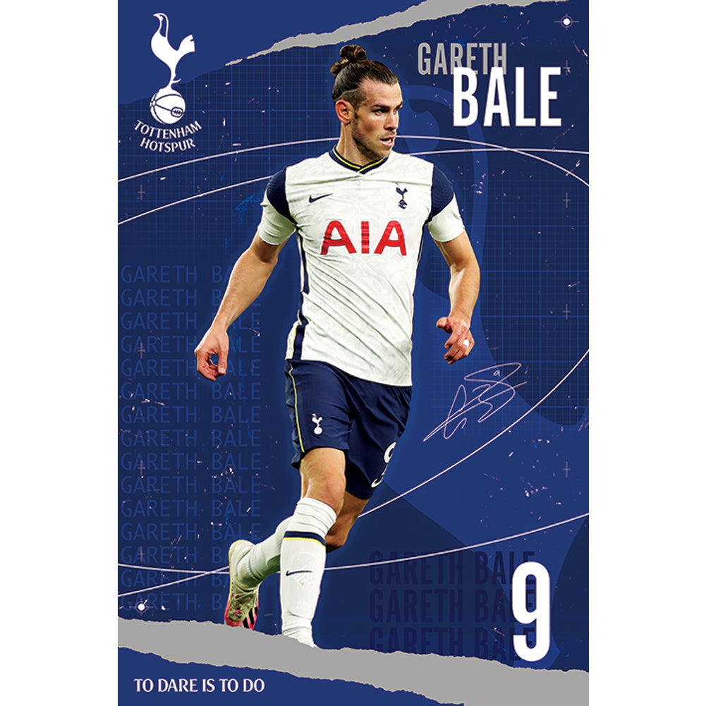 Tottenham Hotspur FC Poster Bale 22 - Shop Posters At Gift Moments - 1