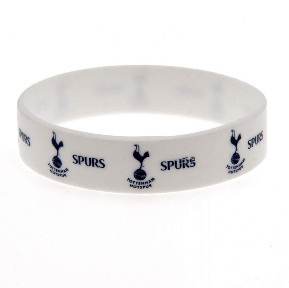 Tottenham Hotspur FC White Silicone Wristband - Shop Accessories At Gift Moments - 1
