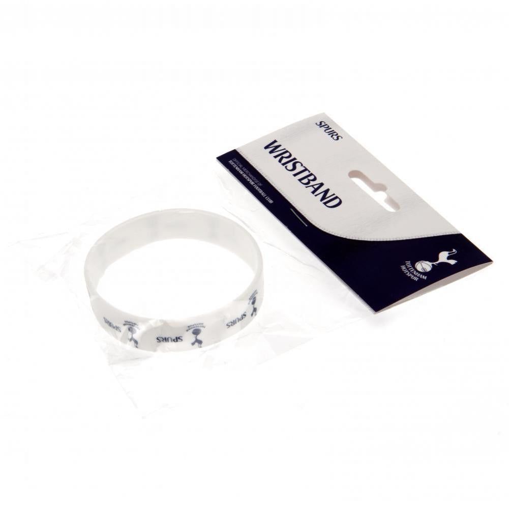 Tottenham Hotspur FC White Silicone Wristband - Shop Accessories At Gift Moments - 2