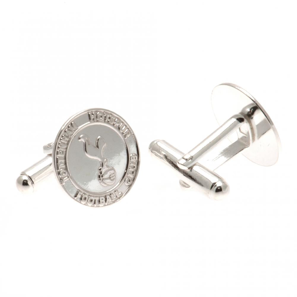 Tottenham Hotspur FC Sterling Silver Crest Cufflinks: 2 - Cufflinks & Tie Slides By Tottenham Hotspur