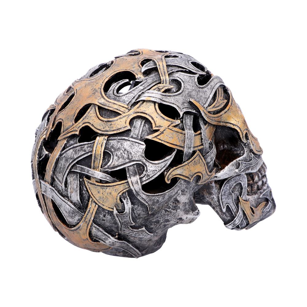 Tribal Traditions Small Metallic Skull Ornament: 4 - Figures & Collectables By Gift Moments