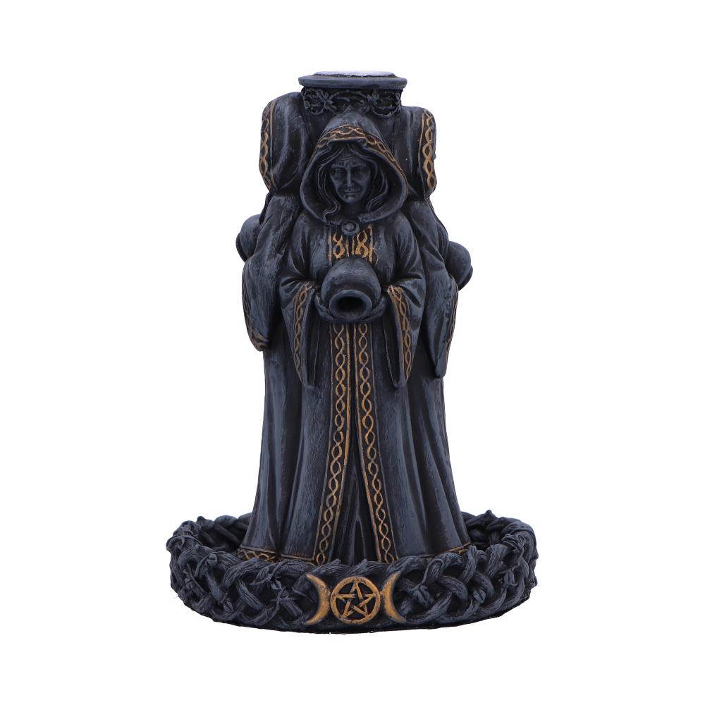 Triple Moon Goddess Backflow Incense Burner 15.5cm: 4 - Incense Holders By Gift Moments