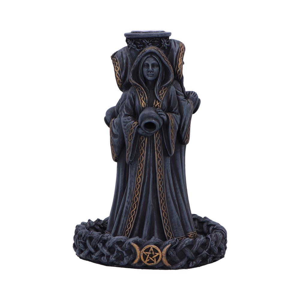 Triple Moon Goddess Backflow Incense Burner 15.5cm: 2 - Incense Holders By Gift Moments
