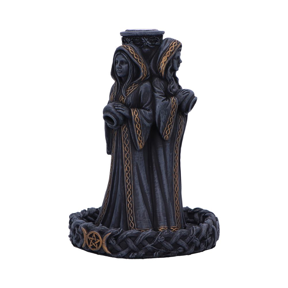 Triple Moon Goddess Backflow Incense Burner 15.5cm: 3 - Incense Holders By Gift Moments