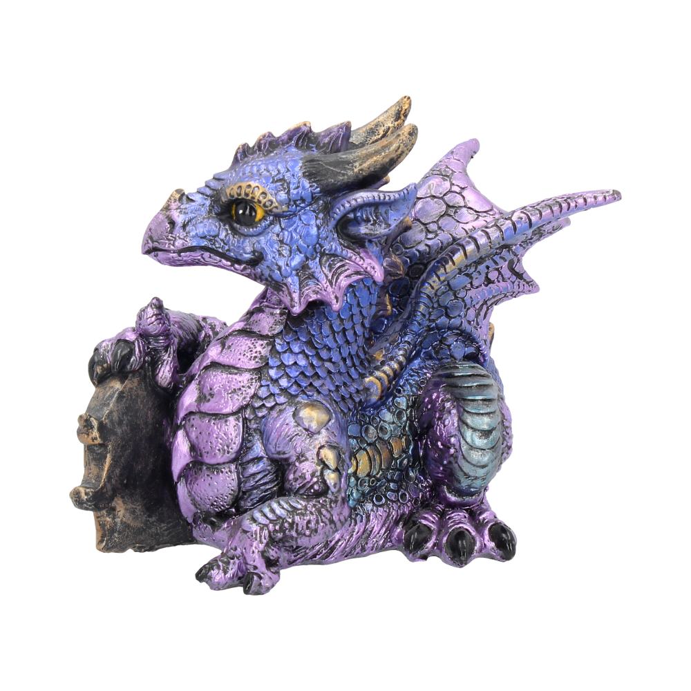 Tyrian Metallic Dragon Figurine 13cm