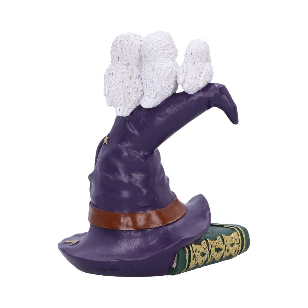 Owl Witch LED Hat Sculpture 18.3cm