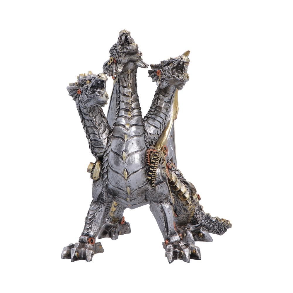 Three Headed Steampunk Dragon 23cm - Shop Figurines Medium (15-29cm) At Gift Moments - 2