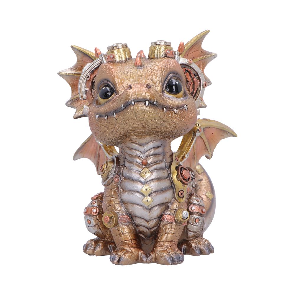 Coglet Gold Steampunk Dragon 17.5cm - Shop Figurines Medium (15-29cm) At Gift Moments - 2