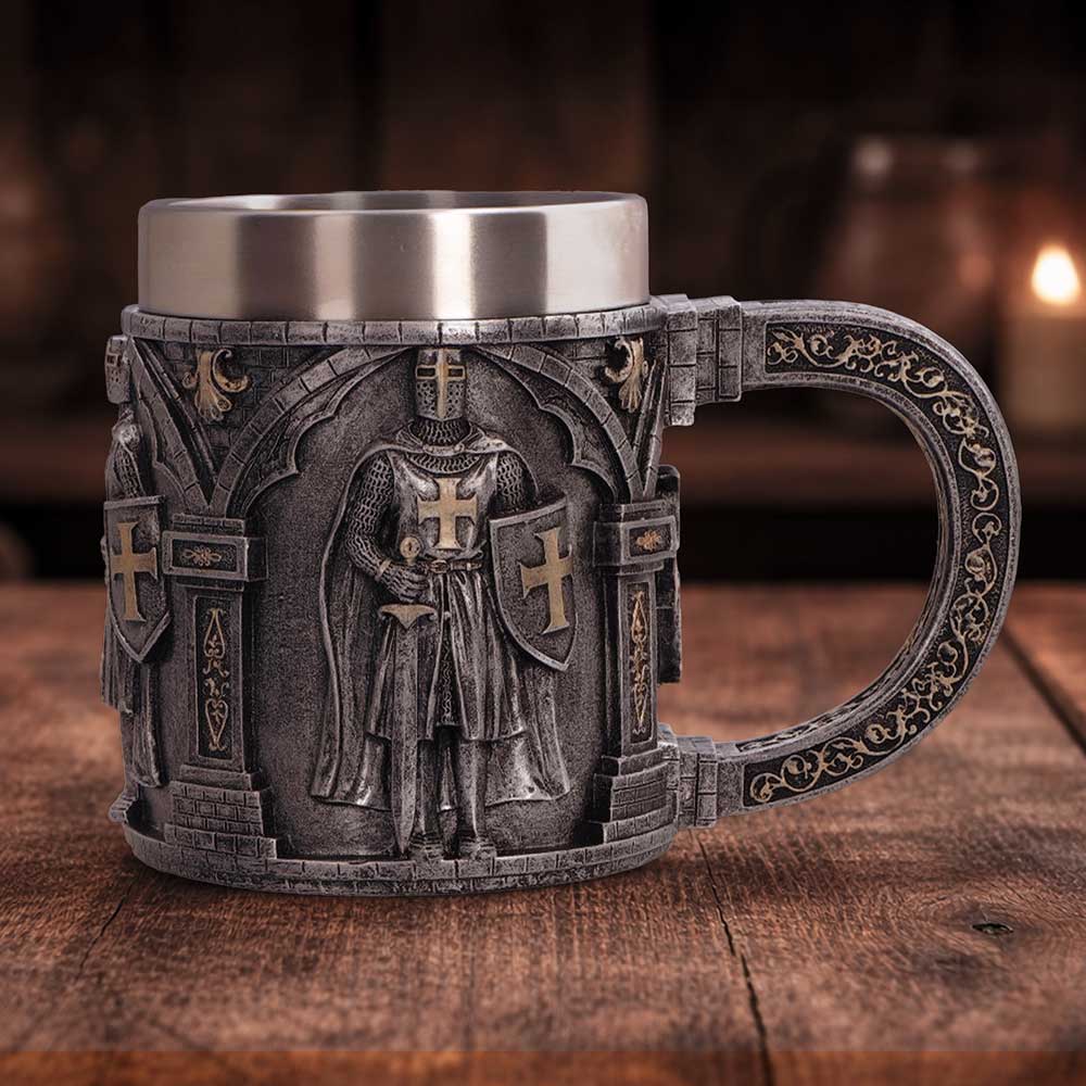 Silver Knight Tankard 11.3cm - Shop Tankards At Gift Moments - 1